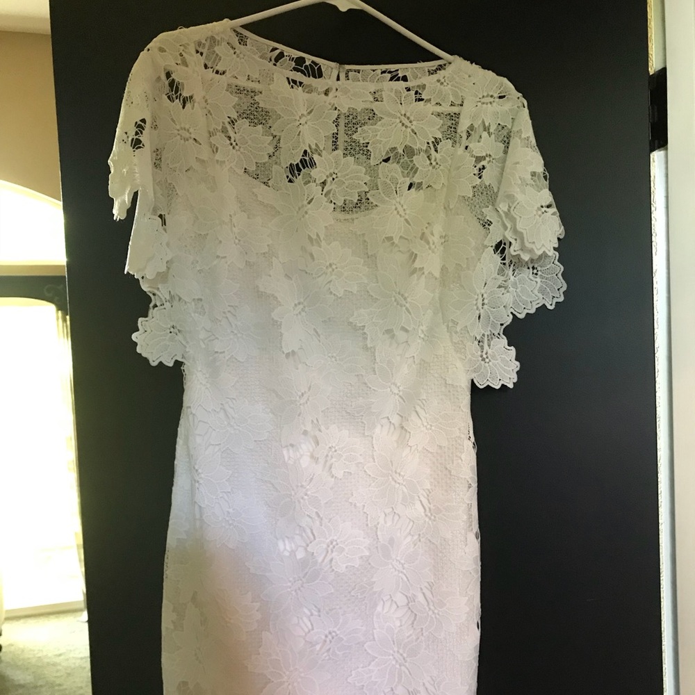 Ralph Lauren white lace dress